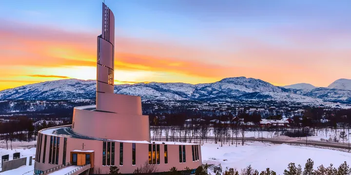 Northern Lights Cathedral in Alta, Norway