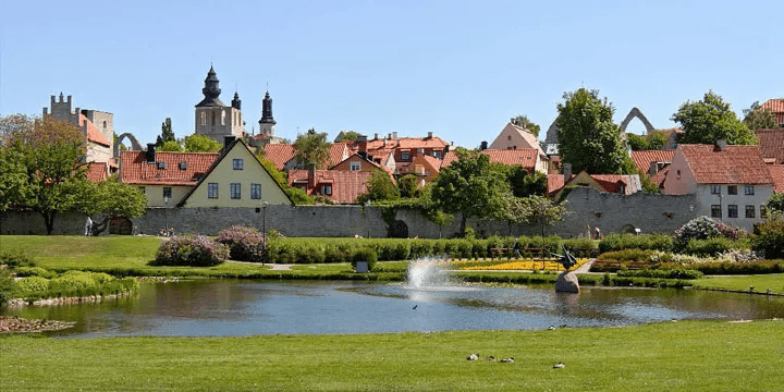 Houses in Gotland, Sweden