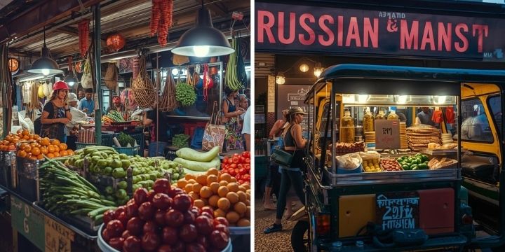 Russian and central markets