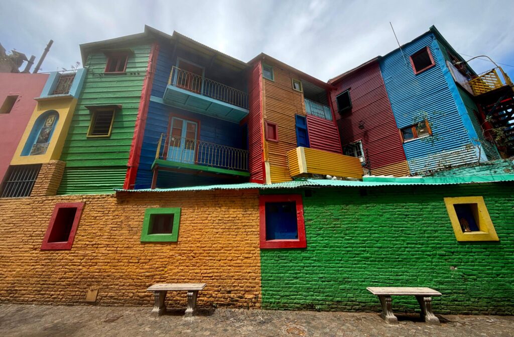 colourful buildings in Buenos Aires