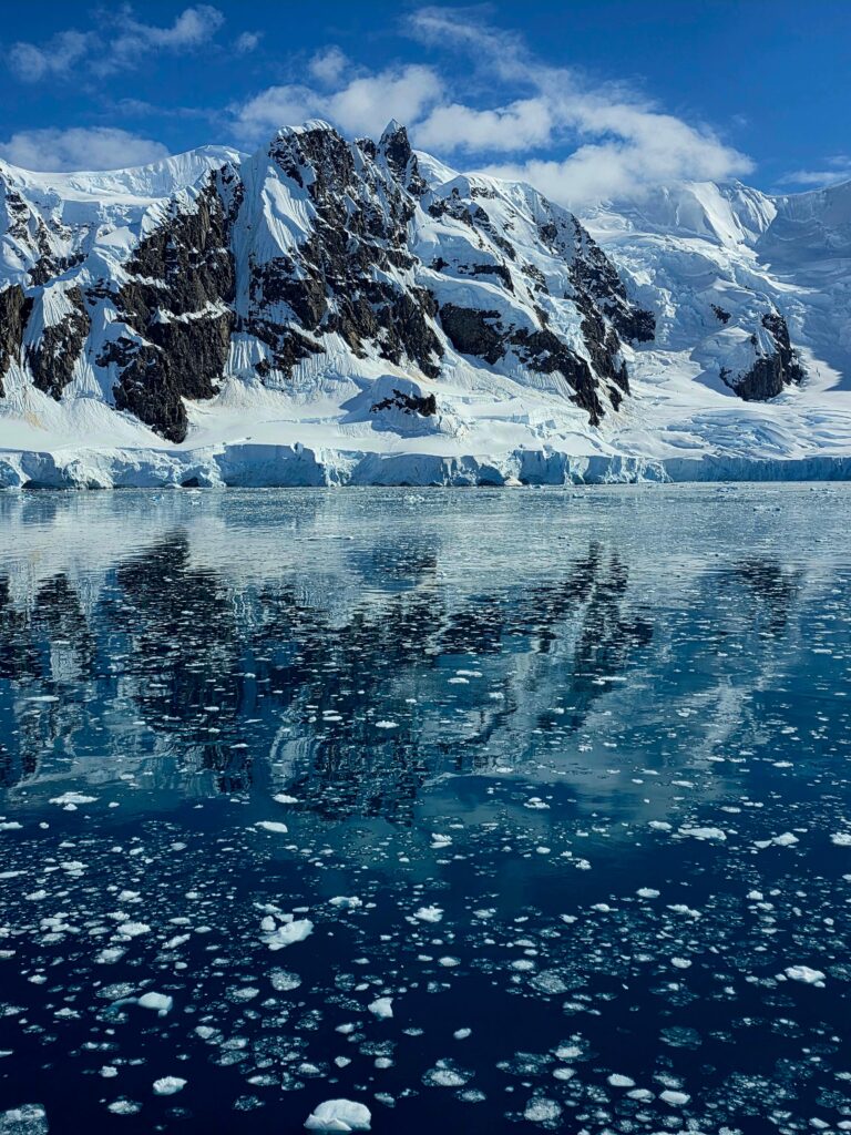 pancake snow and ice bergs