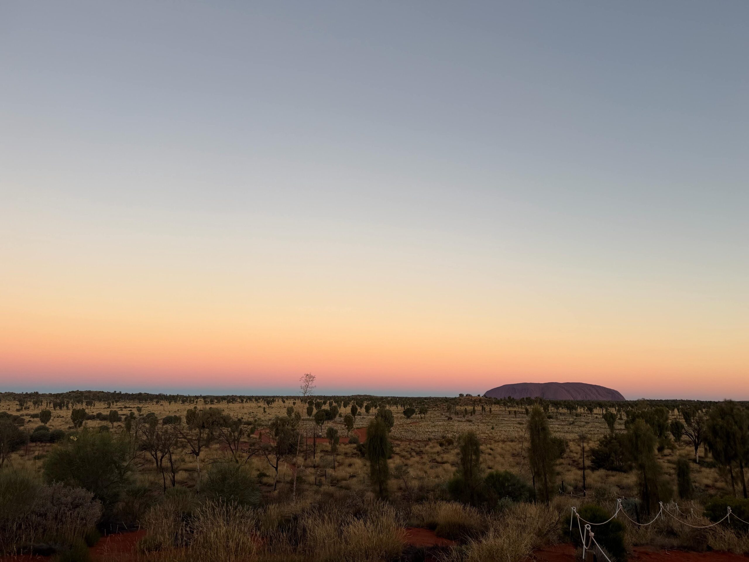 Uluru during the Sunset