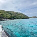 Pristine blue waters at Kokomo Island