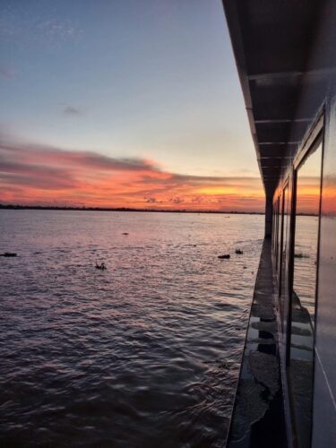 Sunset over the Mekong Delta