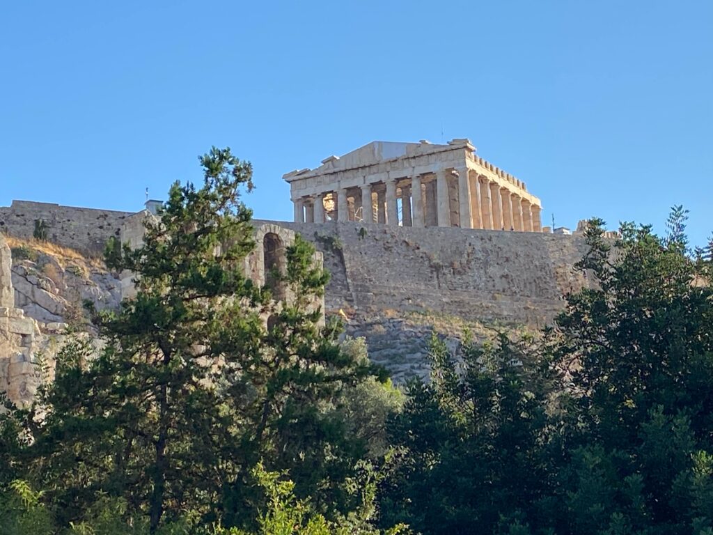 Acropolis from the distance