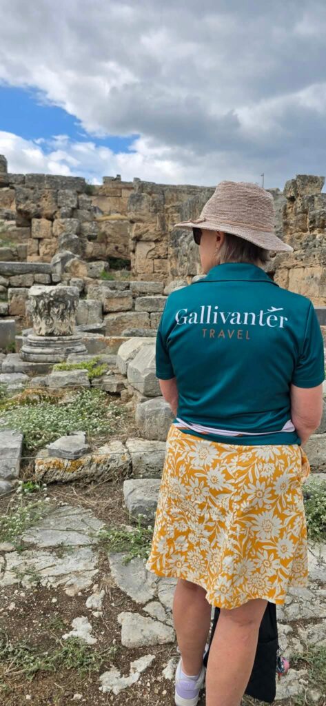 Gallivanter Gals In Athens Ruins
