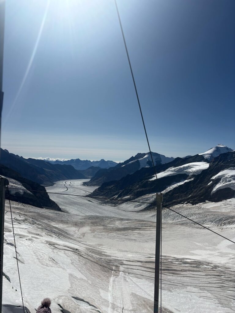 Top of the Swiss mountains