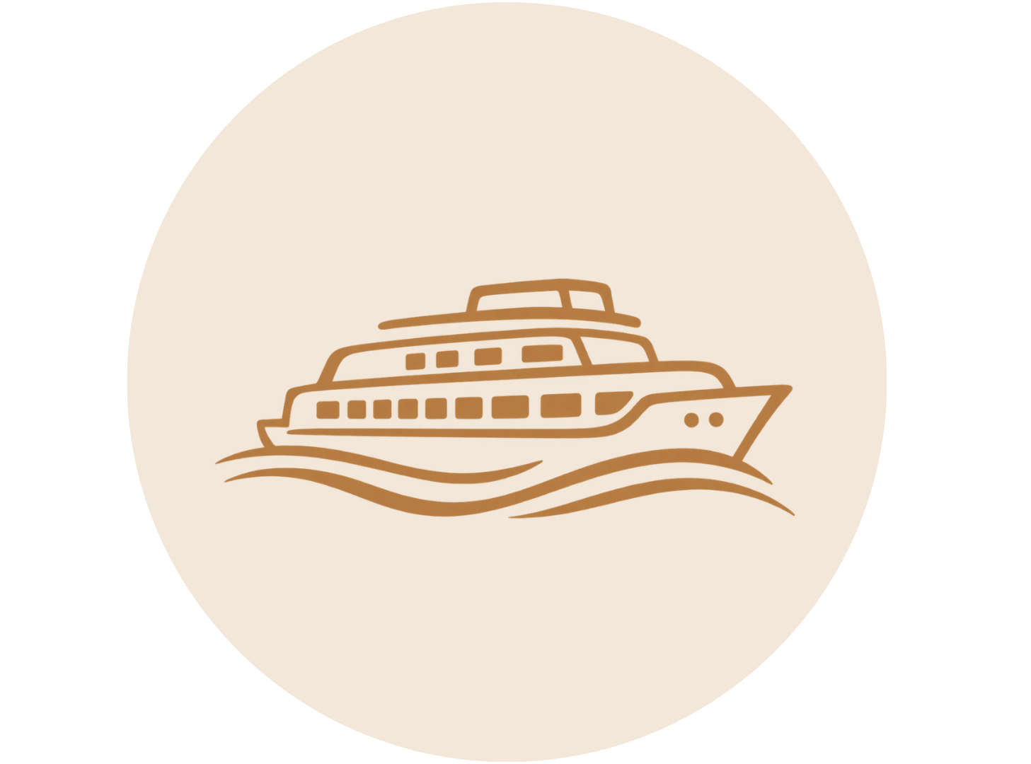 Danube River Cruising icon round